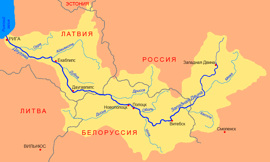 Исток реки Западная Двина. Западная Двина река на карте России. Западная Двина река на карте от истока до устья. Притоки реки Западная Двина.